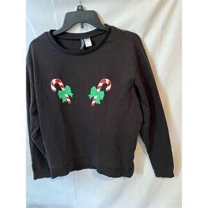 Christmas Sweatshirt Candy Canes